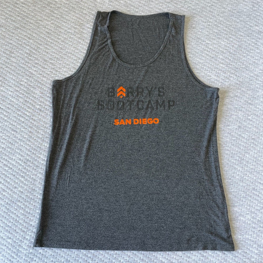 Mens/ Unisex Medium Barry’s Bootcamp San Diego vintage Tank Top